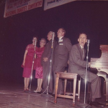  Singing at the National Quartet Convention 